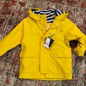 Gap Baby raincoat with stripe lining